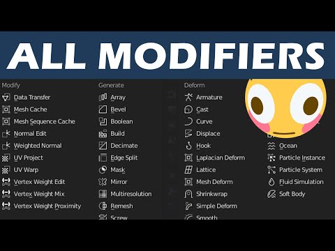 All 50+ Modifiers in Blender Explained in 30 Minutes or Less