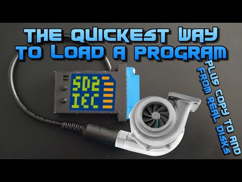 C64 SD2IEC setup and turbocharging, plus how to create/backup disks to a 1541