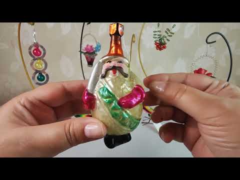 Продаю советские ёлочные игрушки.#СССР#антиквариат#винтаж#жизньбарахольщика#обзор#diy#ГДР#чиполлино