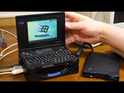 Testing an IBM PC110 Running Windows 95