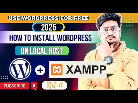 How To Install Wordpress in XAMPP 🚀2025 | Local Host Setup For Free Hosting 💻