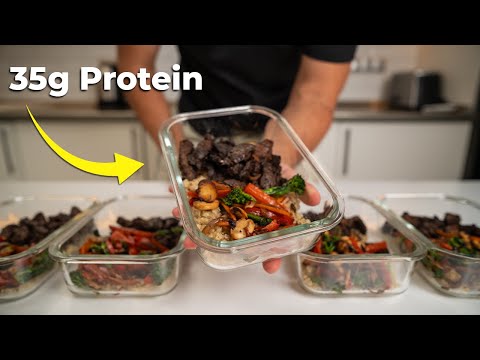 Meal Prep For The Week In 35 minutes | Beef Stir-fry