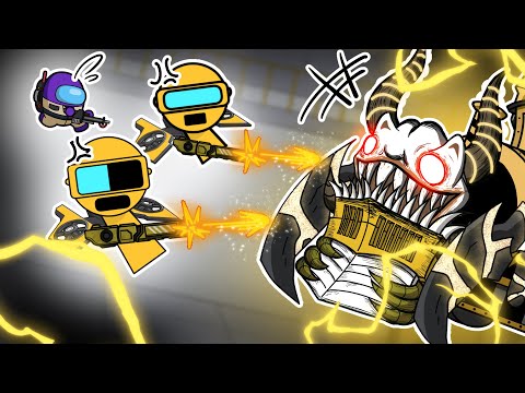 CHOO CHOO CHARLES vs SPRUNKI & GHOSTBUSTERS EP.4 I Amons Us Animation