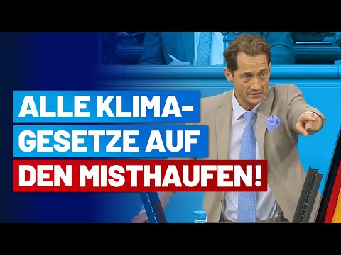 Prof. Dr. Ingo Hahn zerlegt die Grünen! - AfD-Fraktion im Bundestag
