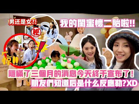 闺蜜和我一起怀孕，又是相差五个月，直接公布性别。现场还有迷你动物园