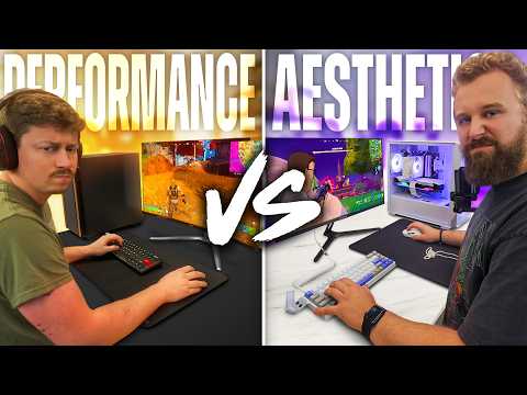 ULTIMATE Performance vs Aesthetic Gaming Setup Challenge