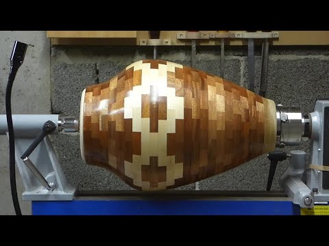 Woodturning - My biggest segmented vase
