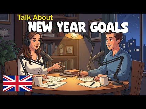 How to Talk about new year Goals in English | Easy English Conversation Practice