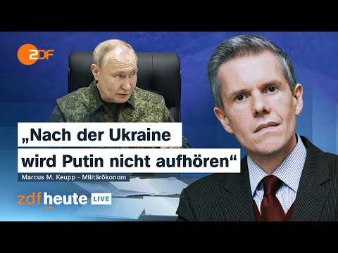 Gespräche über Waffenruhe? Die Ukraine-Pläne von Putin, Witkoff und Co. | ZDFheute live