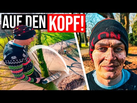 Landed on my face from 7 meters?! | Wild parkour session at the skate park in Essen!
