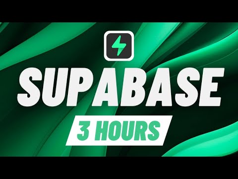 Learn @Supabase  — Full course for beginners [3 hours] 2023