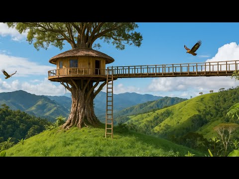 Full Video: Survival Tree Houses Built High Above the Ground