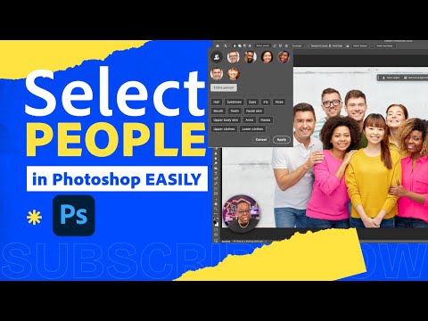 Select People and Their Features in Photoshop! (Hair, Eyes, Clothes — All in One Click!)