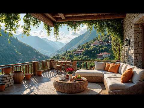 Jazz Therapy in Outdoor Space Ambience | Calming Music To Listen In A Café On A Peaceful Summer Day