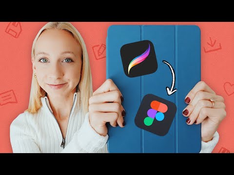 Create CUSTOM ICONS on your iPad to use in Figma