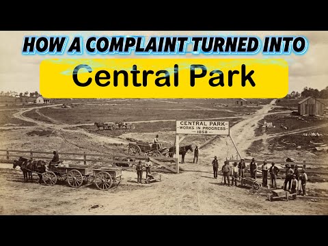 History of Central Park in New York