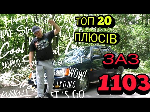 Топ 20  плюсів ЗАЗ 1103 Славута(Таврія)