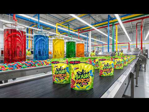 How Sour Patch Kids Are Made In Factory