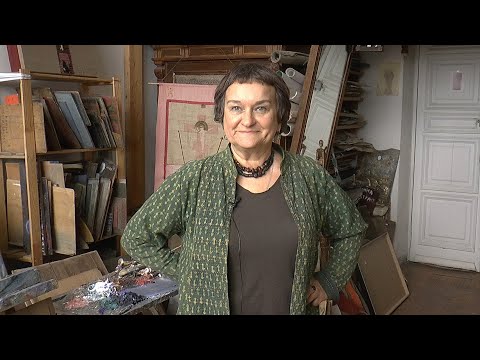 В мастерской художника Ирины Затуловской