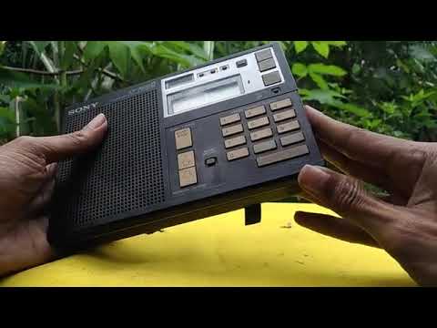 SONY ICF 7600D Touch The World #radio #sony