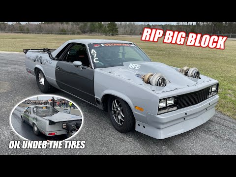 Sick Week Day 3 - Mullet's 3000 Horsepower Big Block Finally Blew Up... It Was a Scary Run!!!