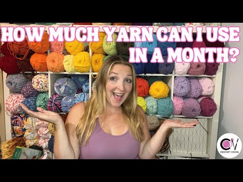 How Much Yarn Can I Use In a Month? June Edition!