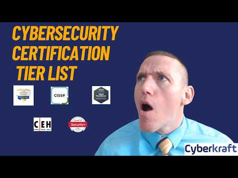 The Ultimate Cybersecurity Certification Tier List