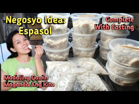 PART 1 ESPASOL RECIPE Complete W/ Costing | Sideline & Homebased Business.