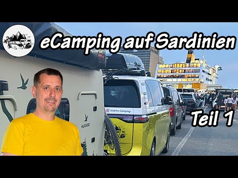 To Sardinia with ID. Buzz & Camper Bruno 🚐⚡ Part 1: Arrival by ferry including all charging stops