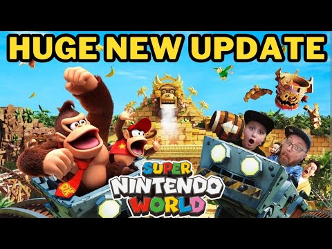Donkey Kong Theme Park Opening In 2024!!!