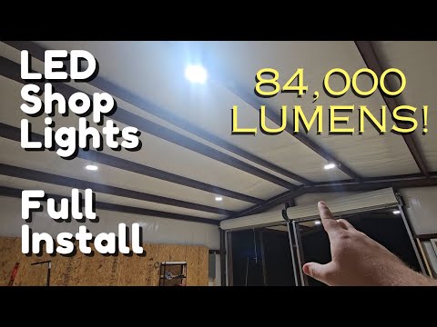 Sunco LED Shop Lights Install