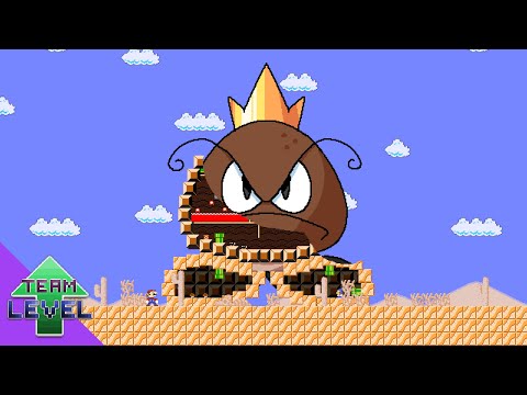 Team Level UP: Mario and the Giant King Goomba Maze