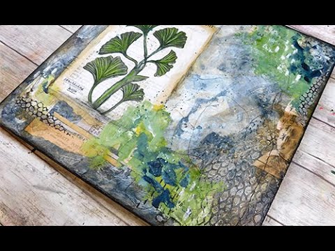 Collage with stencils. Practicing a little hope. 7-9-23