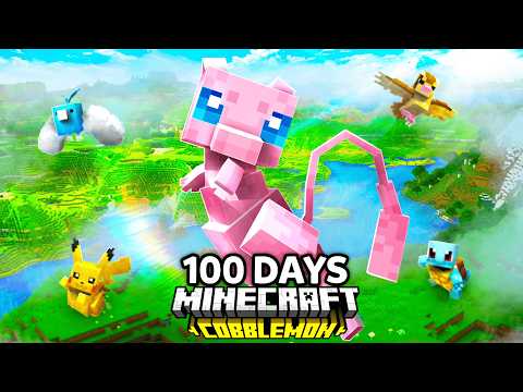 I Spent 100 Days in Pokémon Minecraft VS. my Rival! (Duos Cobblemon)