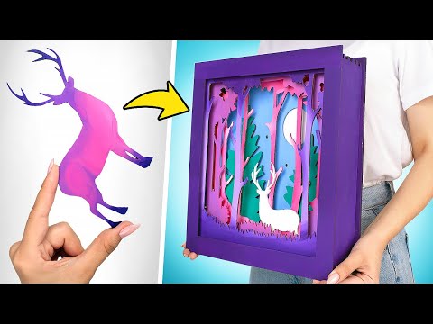 Making An Amazing Wooden Lamp "Magic Forest"