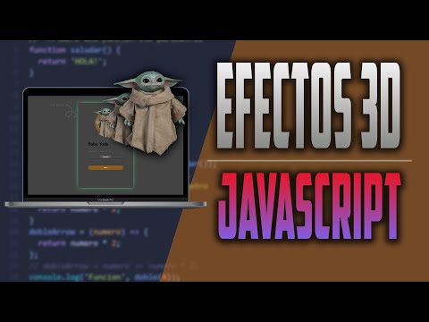 Efectos 3D con JavaScript vanilla paso a paso + Descarga gratuita [2022]