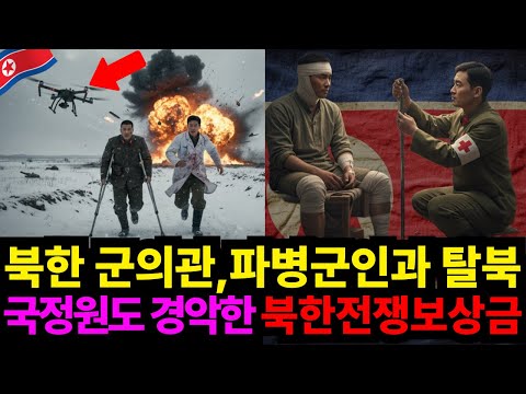 북한군의관,파병군인과 탈북 국정원도 경악한 북한전쟁보상금