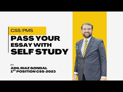 How to Prepare English Essay by self study? ft. Adil Riaz Gondal CSS-2023 topper