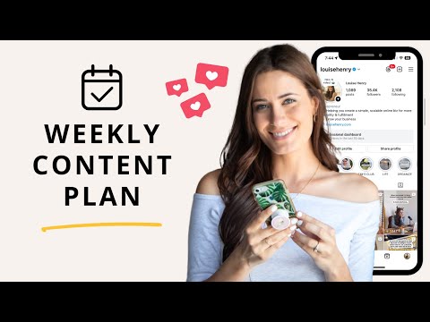 My Simple Instagram Plan (+ Free Content Calendar Template!)