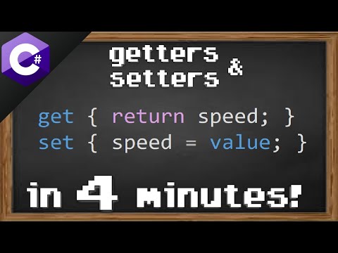 C# getters & setters 🔒