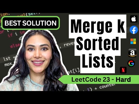 Merge k Sorted Lists - LeetCode 23 - Python #heap #leetcode #linkedlist