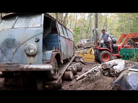Unearthing Rare VW Bus 52 Years Lost - Now Found, Full Rescue
