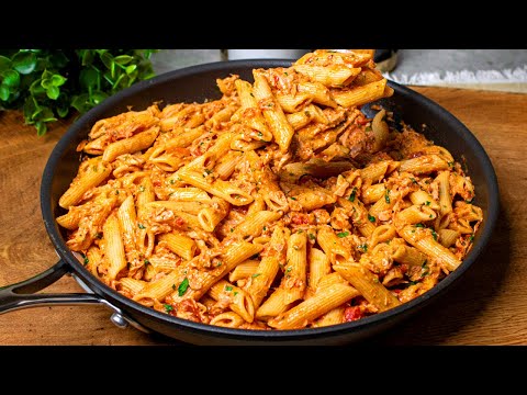 Haben Sie zu Hause Thunfisch und Pasta in Dosen? Leichtes und leckeres Abendessen!