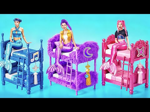 Huntrix Meerjungfrauen Zimmer Makeover! Arm vs Reich vs Superreich