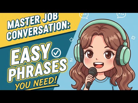 Master English Conversation: How to Talk About Your Job Like a Native! 💼✨