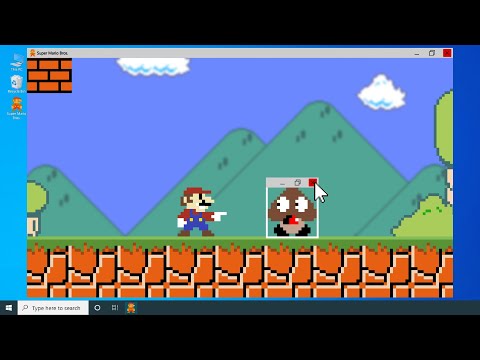 If Mario Gets Help from Windows 10 in Super Mario Bros.?