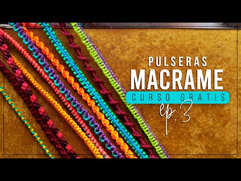 10 PULSERAS FÁCILES Y RÁPIDAS 💥» Ep 3.1 | pulseras de hilo | friendship bracelets ● Curso de Macrame