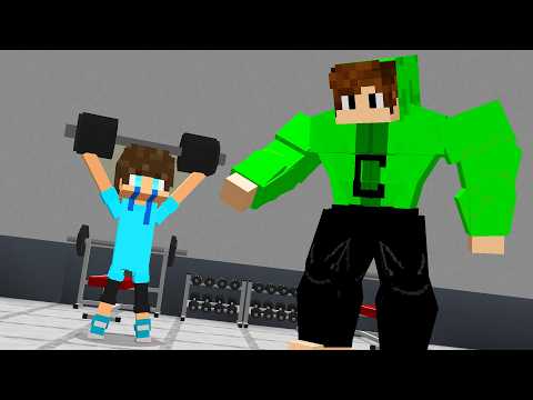 Cadres Got 100% MUSCULAR at the Minecraft Gym!
