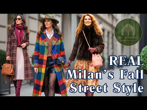 🍂 Italian Fall Fashion Trends 🇮🇹: Real Milan Street Style