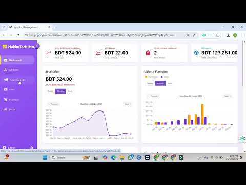 Free Inventory Management Dashboard Using Google Sheets & Apps Script | Step-by-Step Tutorial